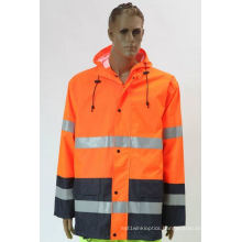 Reflective Bomber Jacket, Durable, Flame-Resistant (DFA004)